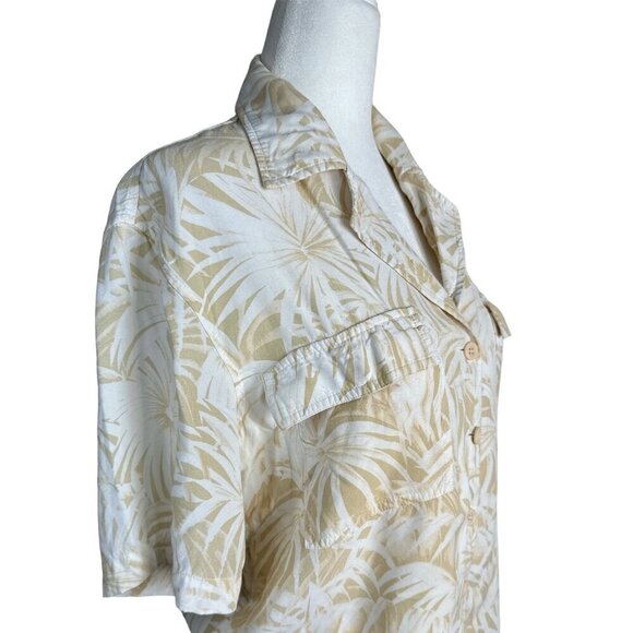 Anine Bing Austin Top in Yellow Small Womens Blouse Button Down - Picture 8 of 16